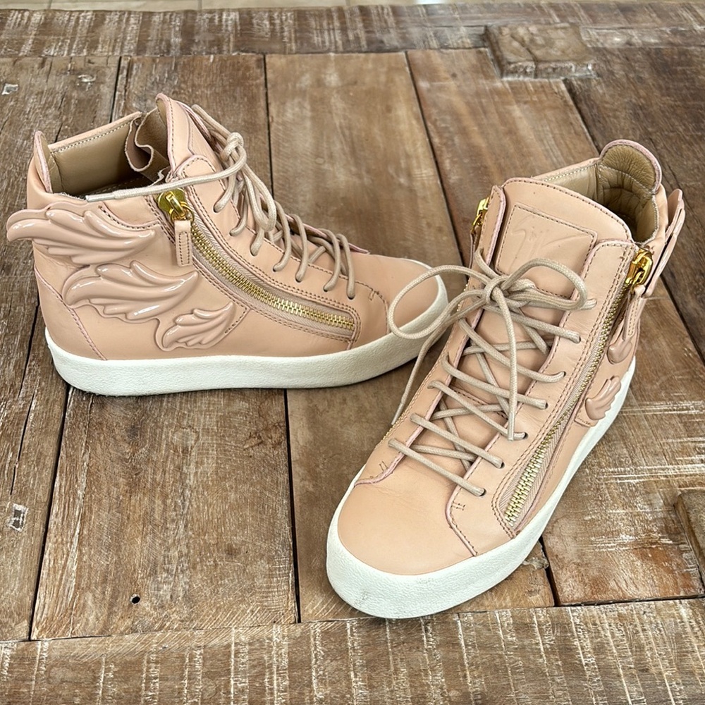 Giuseppe Zanotti Dual Zip Leather Sneakers